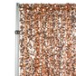 Square Payette Sequin 10ft H x 52" W Drape/Backdrop panel - Blush/Rose Gold