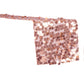 Square Payette Sequin Table Runner - Blush/Rose Gold