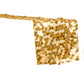 Square Payette Sequin Table Runner - Gold