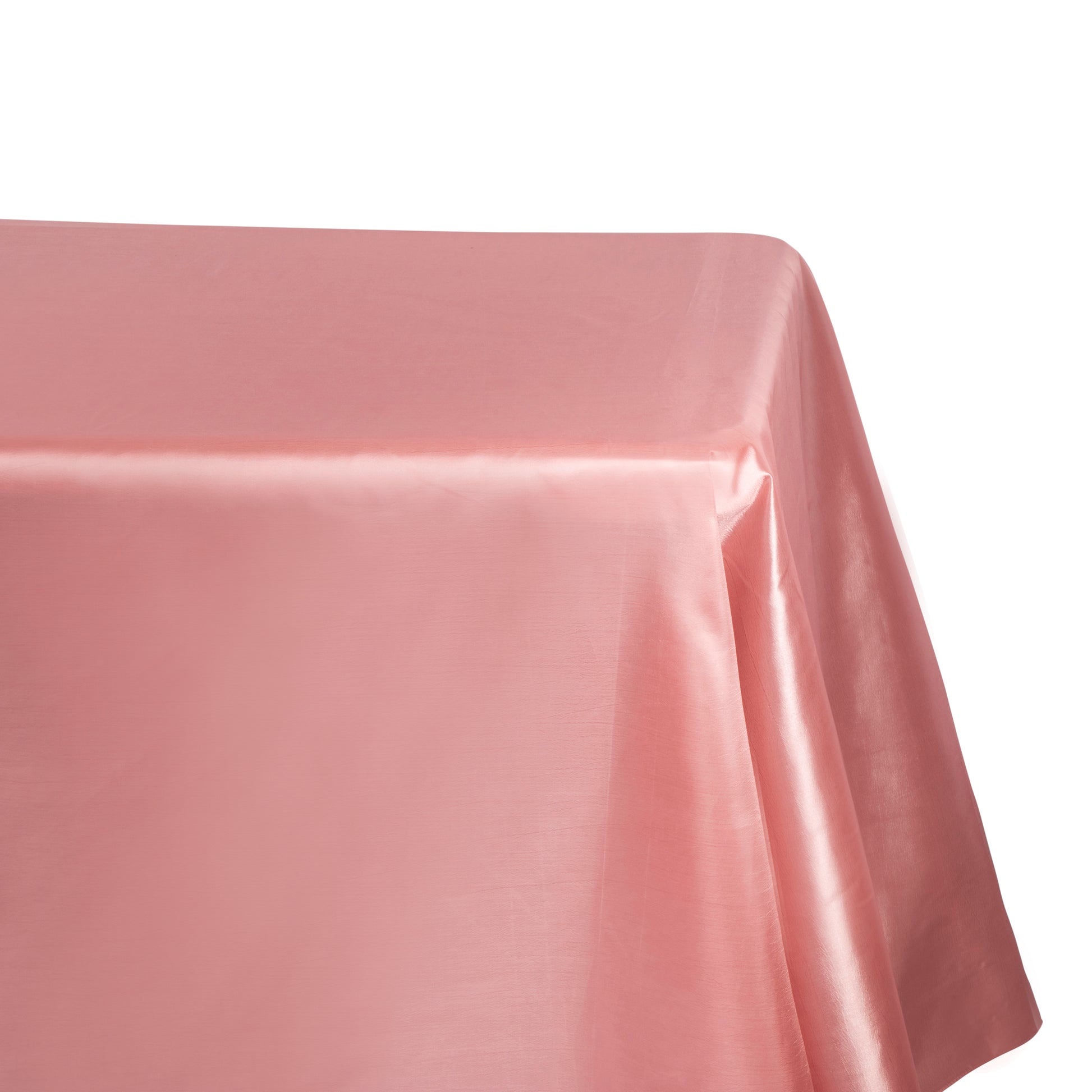Taffeta Tablecloth 90"x132" Rectangular - Dusty Rose/Mauve