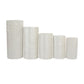 Velvet Covers for Metal Cylinder Pedestal Stands 5 pcs/set - Ivory