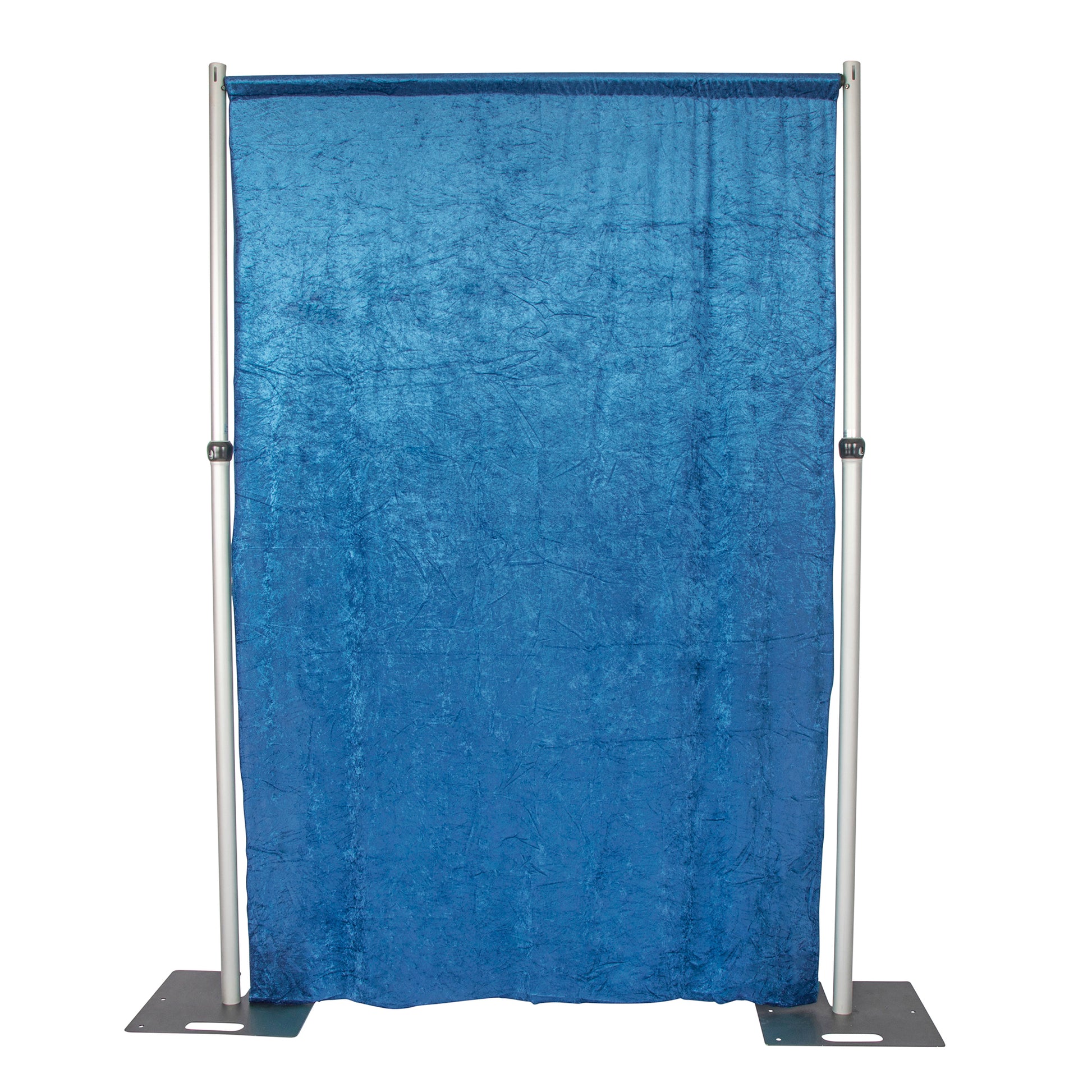 Velvet 14ft H x 52" W Drape/Backdrop Curtain Panel - Dark Teal