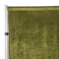 Velvet 10ft H x 52" W Drape/Backdrop Curtain Panel - Olive Green
