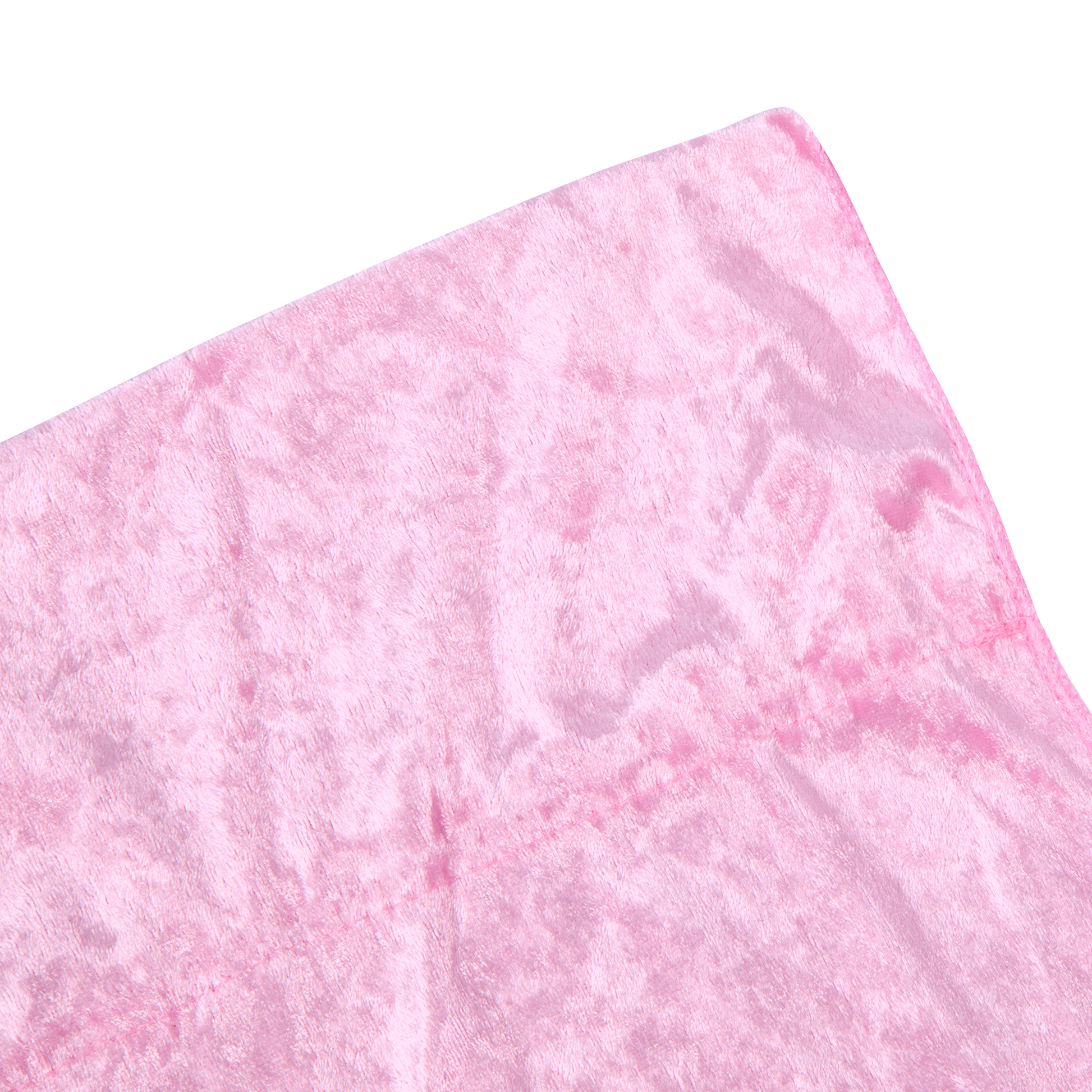 Velvet 14ft H x 52" W Drape/Backdrop Curtain Panel - Pink