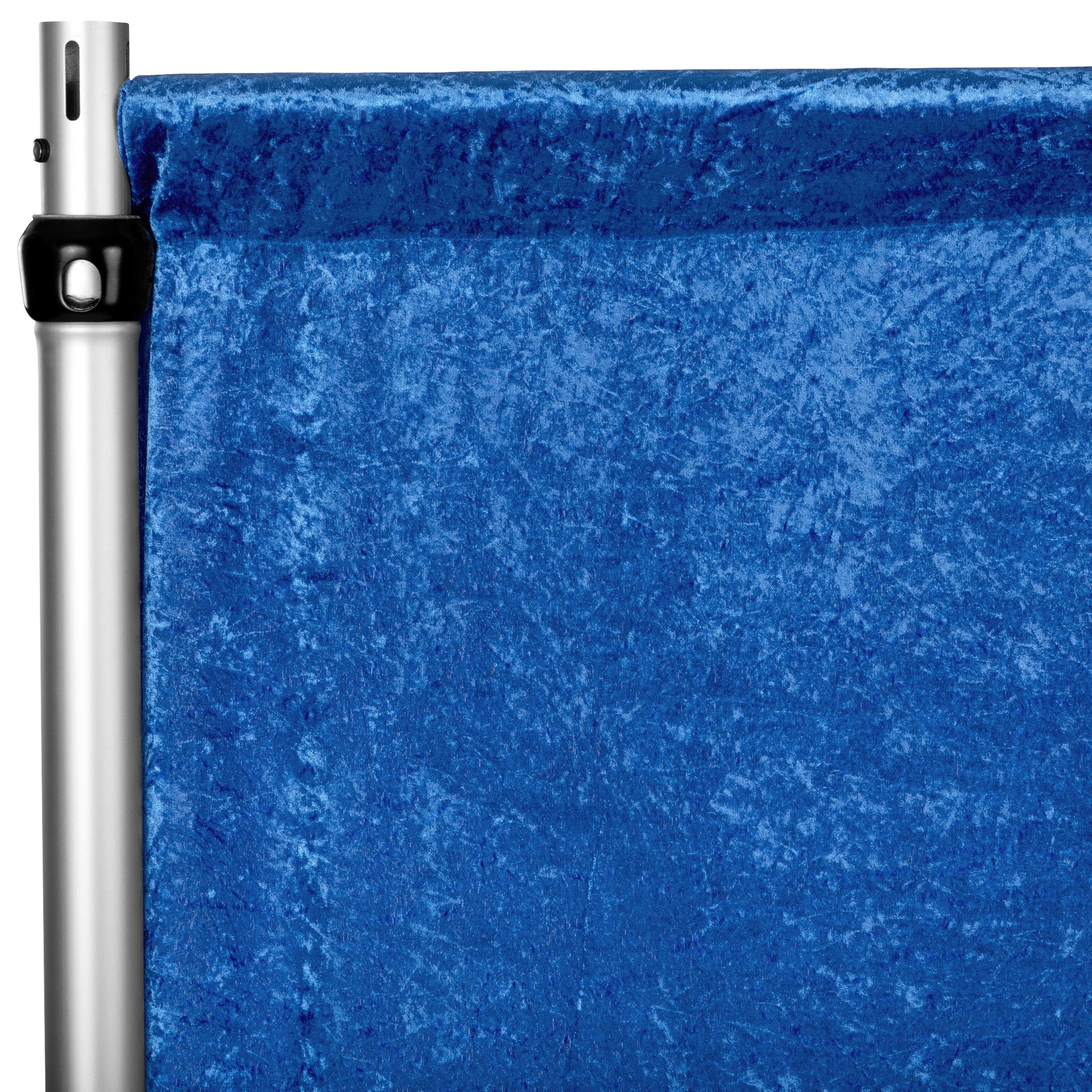 Velvet 8ft H x 52" W Drape/Backdrop Curtain Panel - Royal Blue