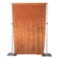 Velvet 10ft H x 52" W Drape/Backdrop Curtain Panel - Terracotta