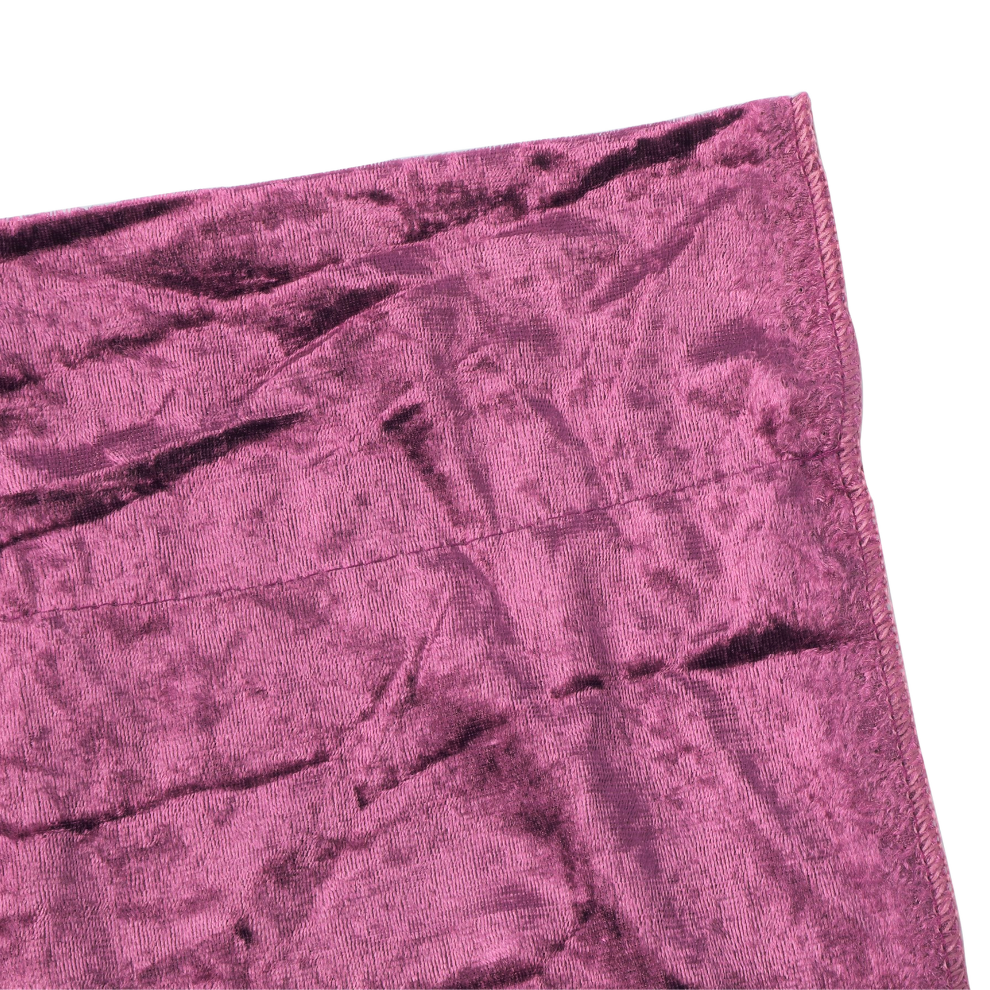 Velvet 8ft H x 52" W Drape/Backdrop Curtain Panel - Violet