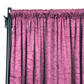 Velvet 12ft H x 52" W Drape/Backdrop Curtain Panel - Violet