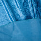 Velvet 10ft H x 52" W Drape/Backdrop Curtain Panel - Dark Teal