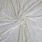 10 yards Velvet Fabric Roll - Ivory