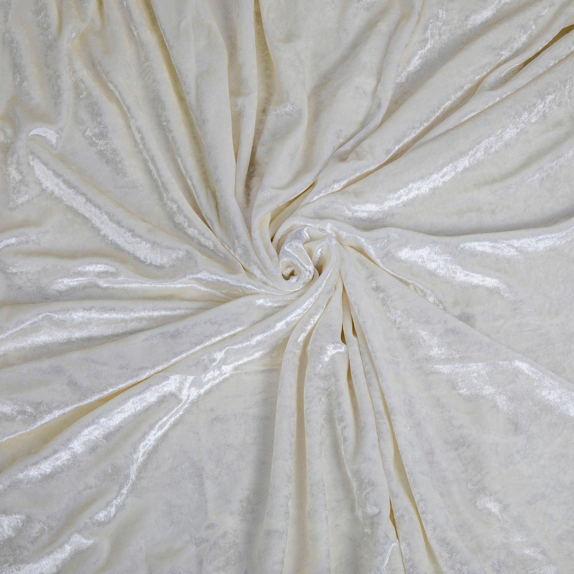 10 yards Velvet Fabric Roll - Ivory