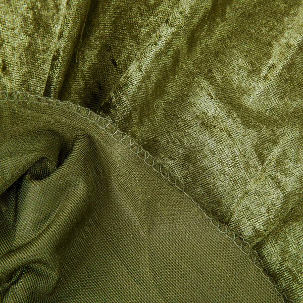 Velvet 20"x20" Linen Napkin - Olive Green