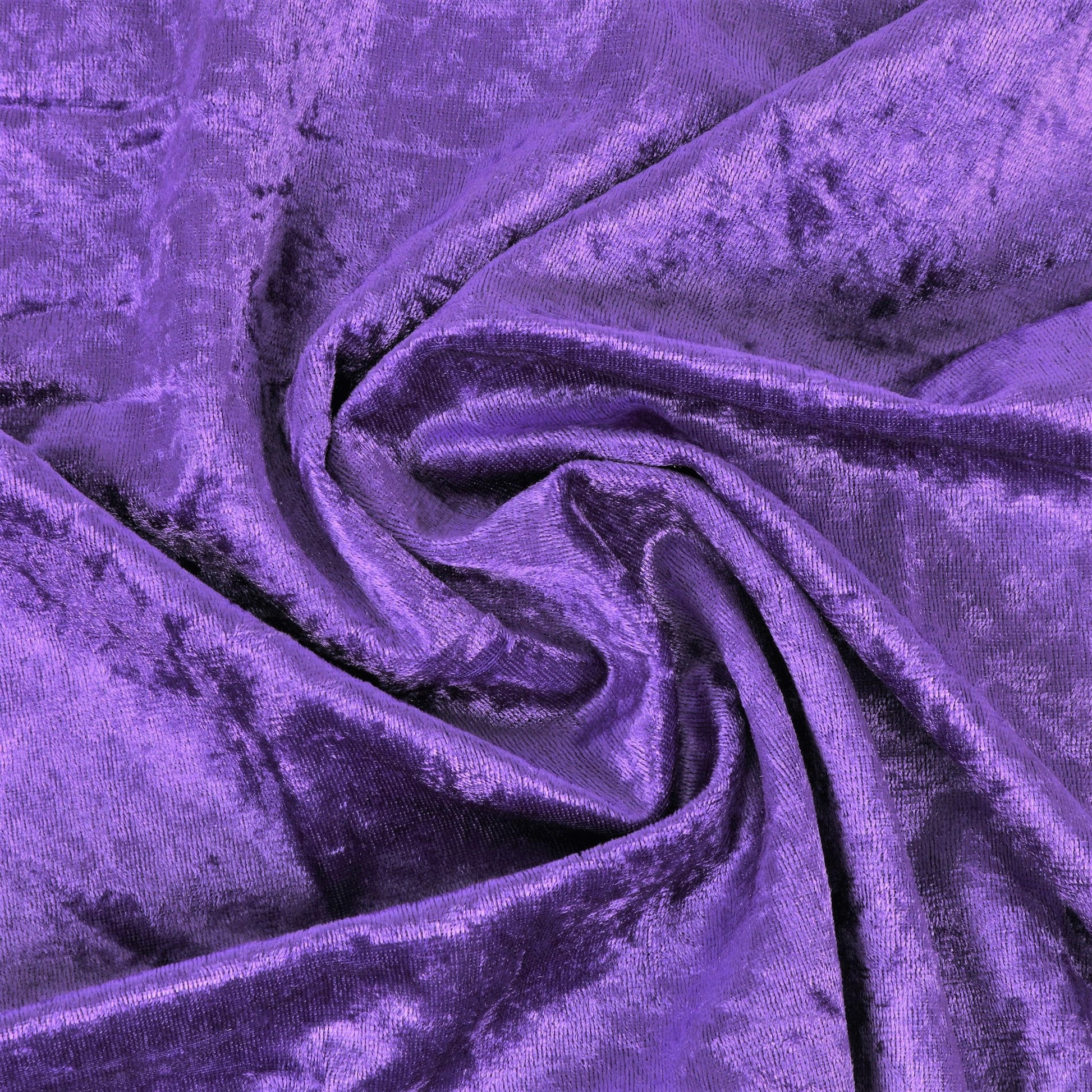 Velvet 12ft H x 52" W Drape/Backdrop Curtain Panel - Purple