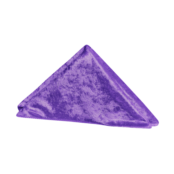 Velvet Linen Napkin - Purple