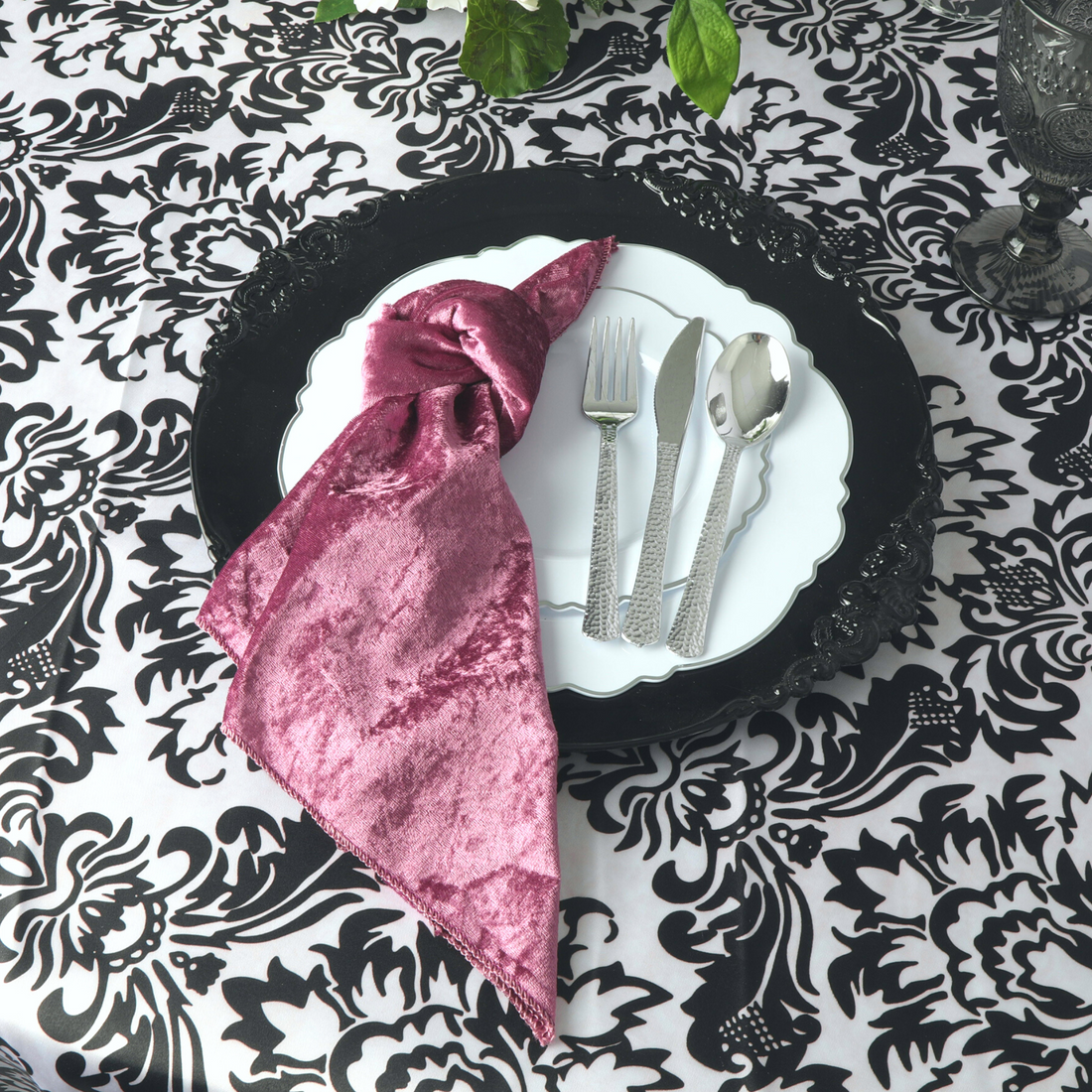 Velvet 20"x20" Linen Napkin - Violet - CV Linens™