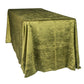 Velvet 90"x156" Rectangular Tablecloth - Olive Green