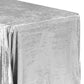 Velvet 90"x132" Rectangular Tablecloth - Silver