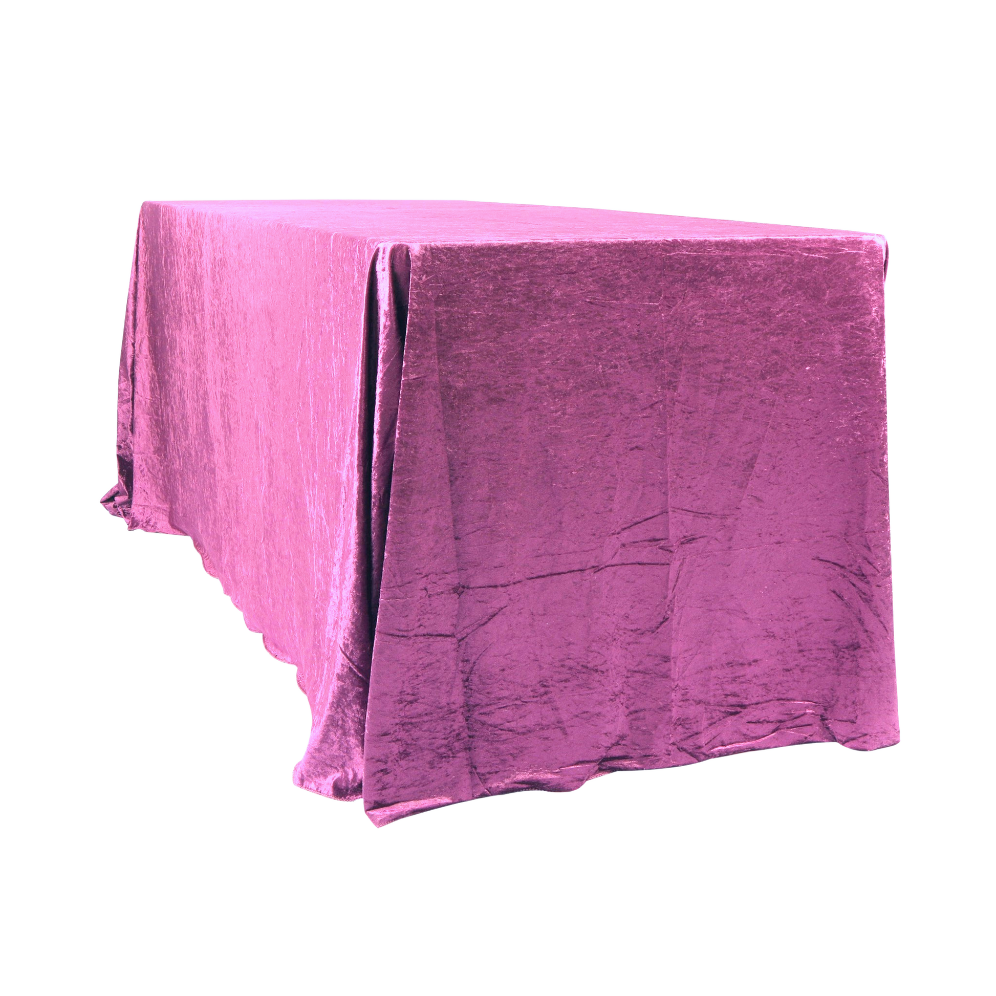 Velvet 90"x156" Rectangular Tablecloth - Violet