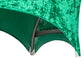 Velvet Spandex Table Cover 6ft Rectangle - Emerald Green